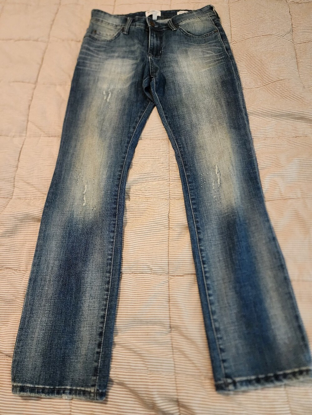 William Rast Justin Timberlake Men's Faded Blue Slim Straight Jeans 31/30 $160